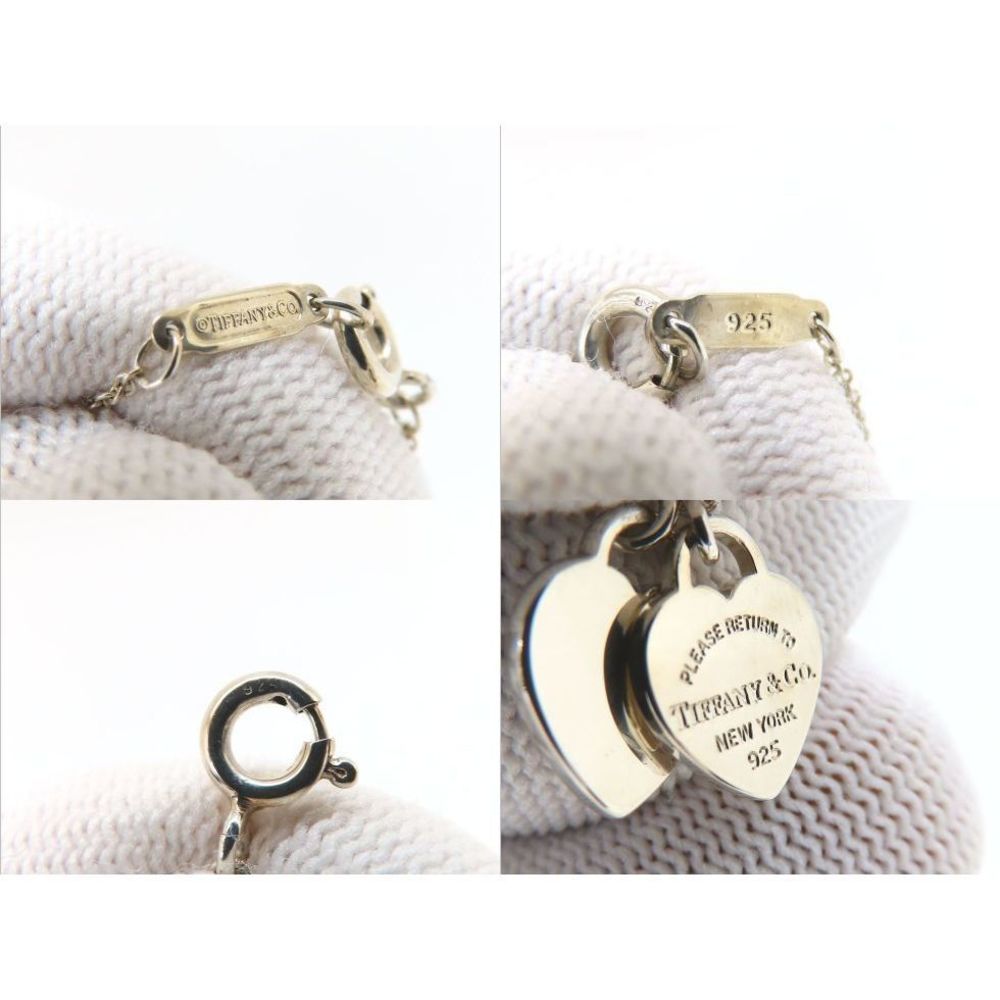 Tiffany Return to Tiffany Double Heart Tag Necklace - Picture 4 of 7